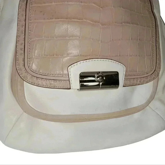 Coach Kristin Leather Light Beige hobo Bag - Picture 3 of 13